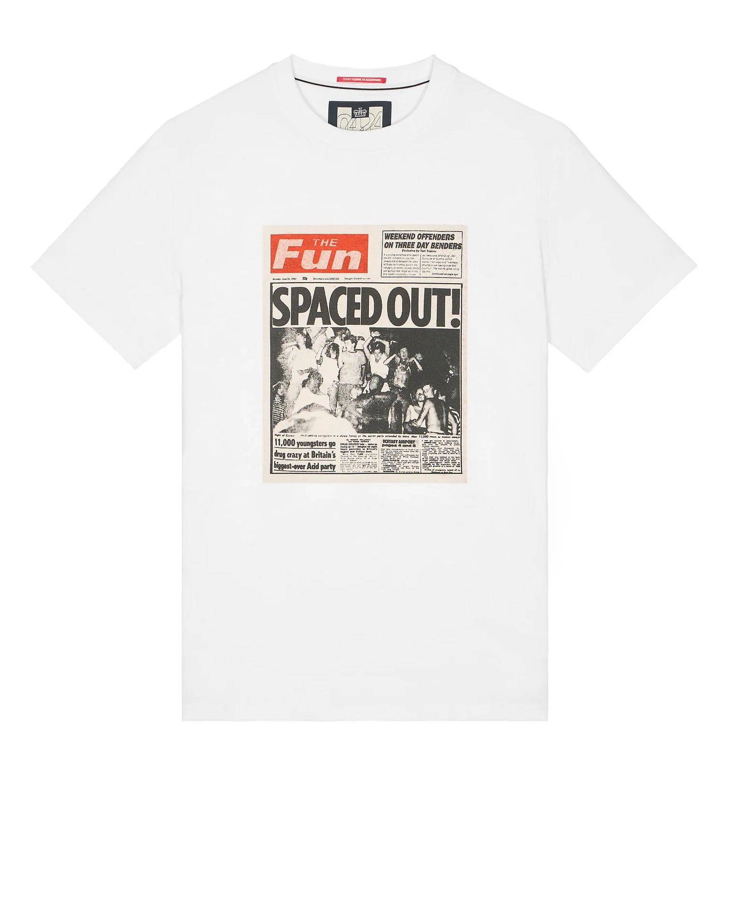 Weekend Offender - The Fun Graphic T-Shirt White