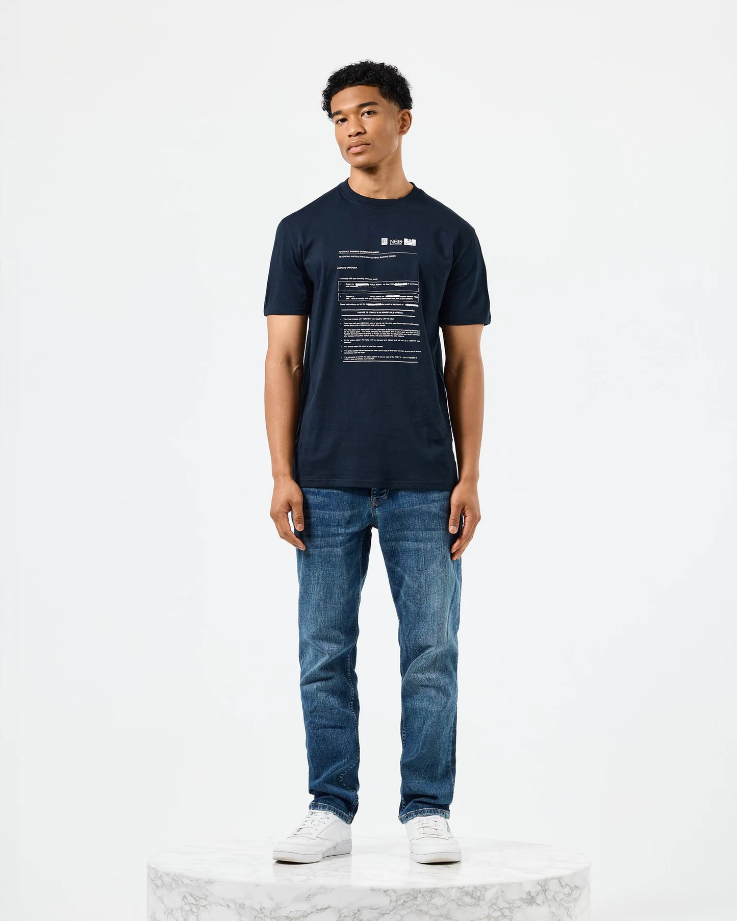 Weekend Offender - Banning Order Graphic T-Shirt Navy