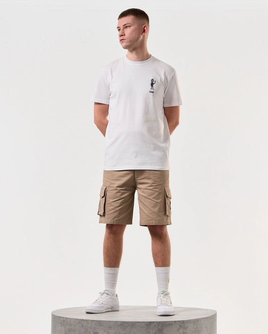 Weekend Offender - Pyro Graphic T-Shirt White