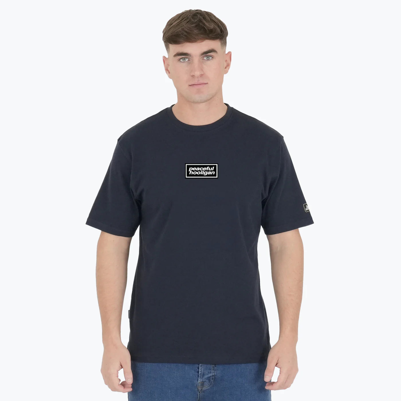 Peaceful Hooligan - Microbox T-Shirt - Navy