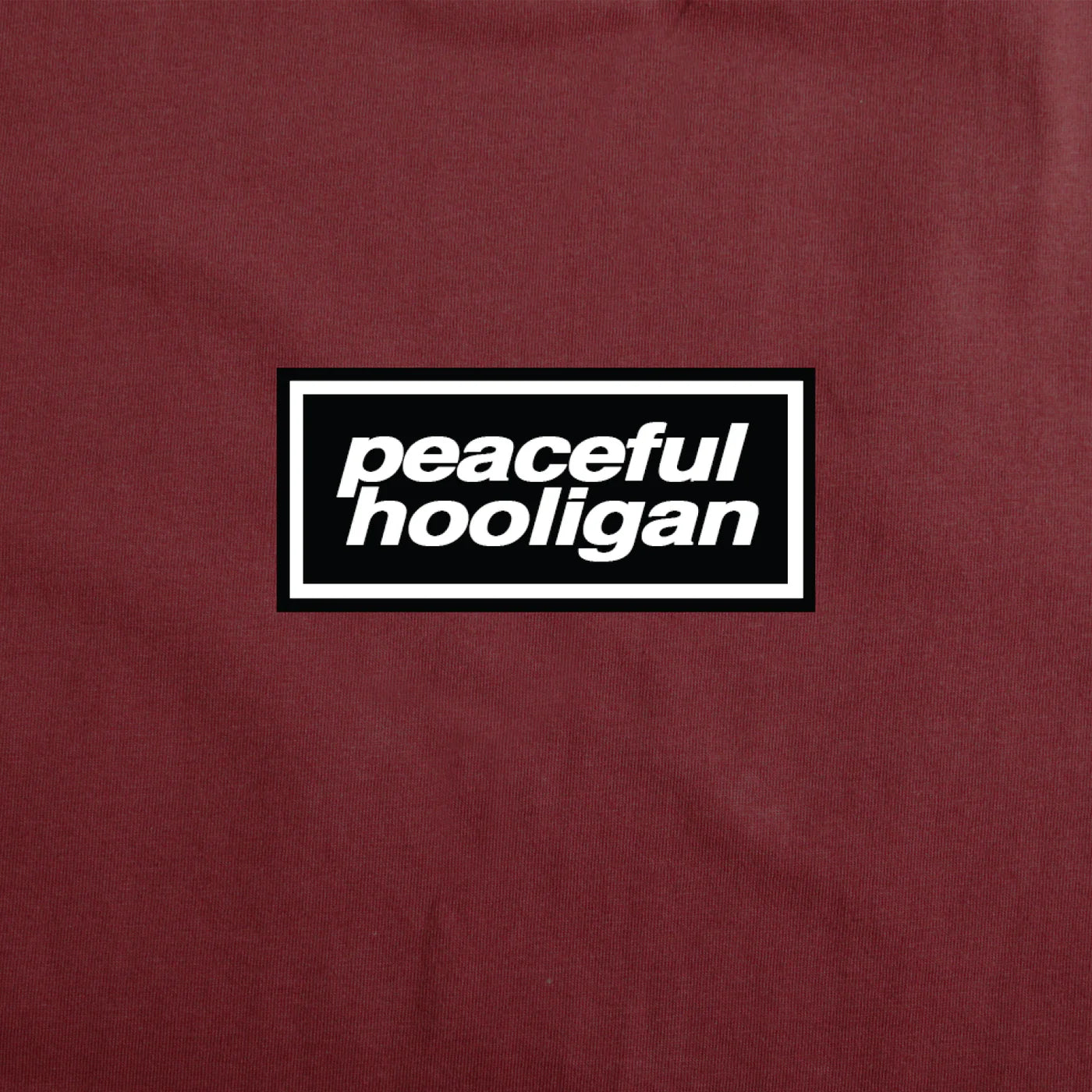 Peaceful Hooligan - Microbox T-Shirt - Dark Red