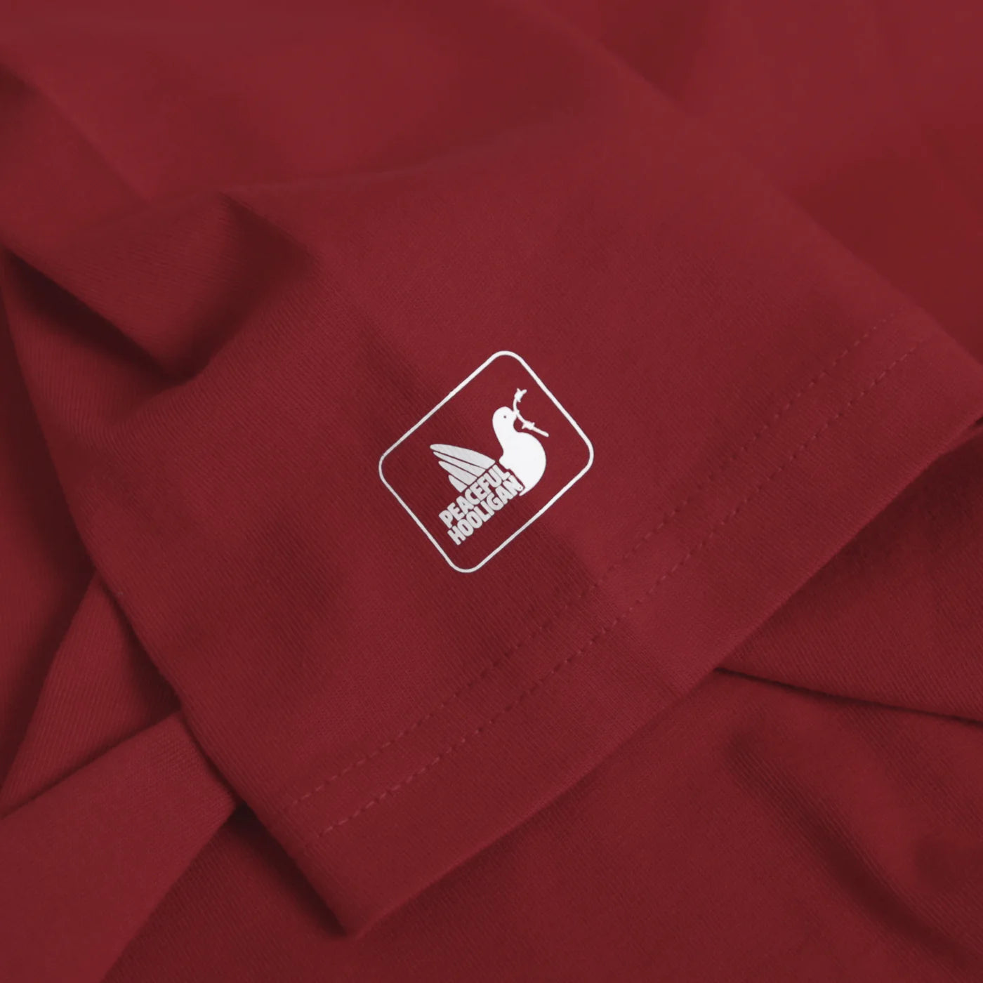 Peaceful Hooligan - Microbox T-Shirt - Dark Red
