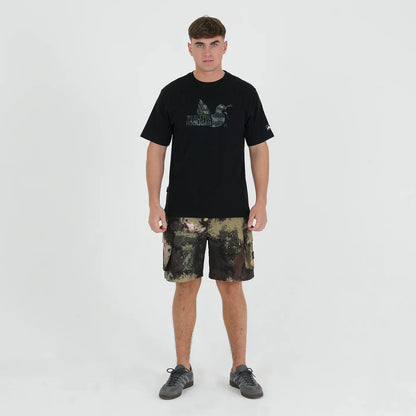 Peaceful Hooligan - Camo Dove Tee - Black