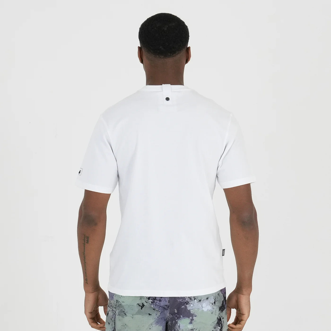 Peaceful Hooligan - Camo Dove Tee - White