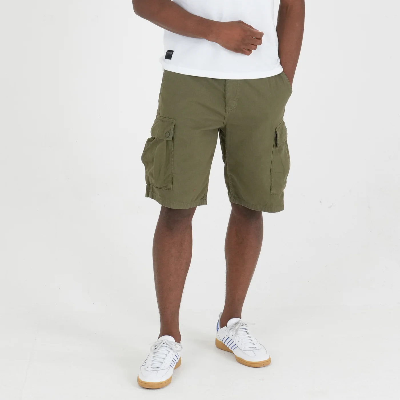 Peaceful Hooligan - Container Cargo Shorts - Dark Olive