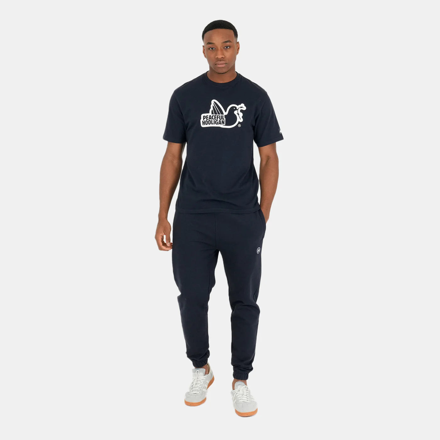 Peaceful Hooligan - Outline Tee - Navy