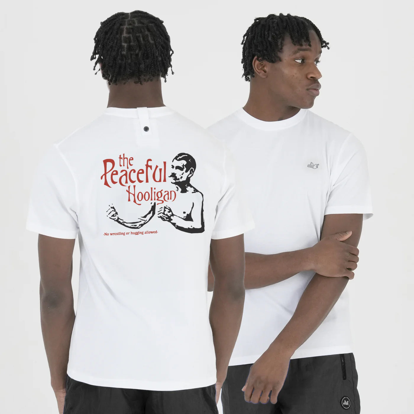 Peaceful Hooligan - Queensbury Tee - White
