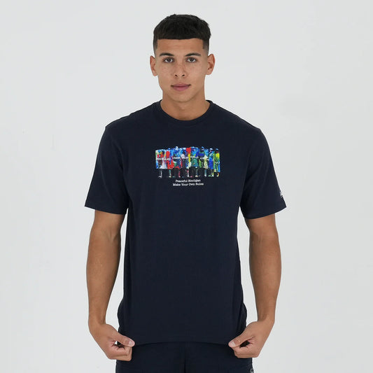 Peaceful Hooligan - Riot Colours Tee - Navy