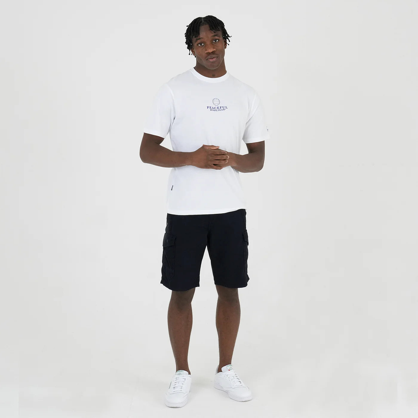 Peaceful Hooligan - Smith Tee - White