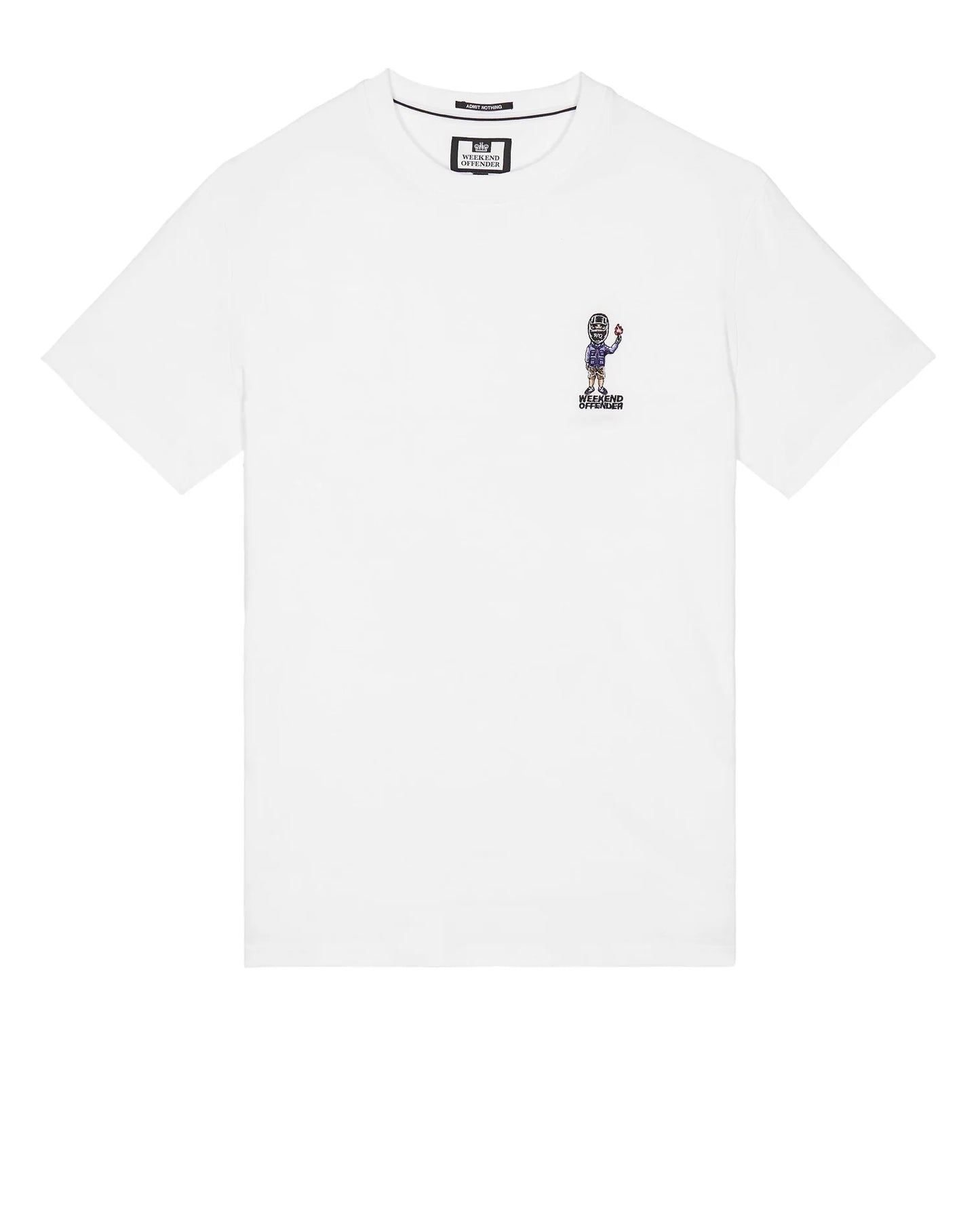 Weekend Offender - Pyro Graphic T-Shirt White