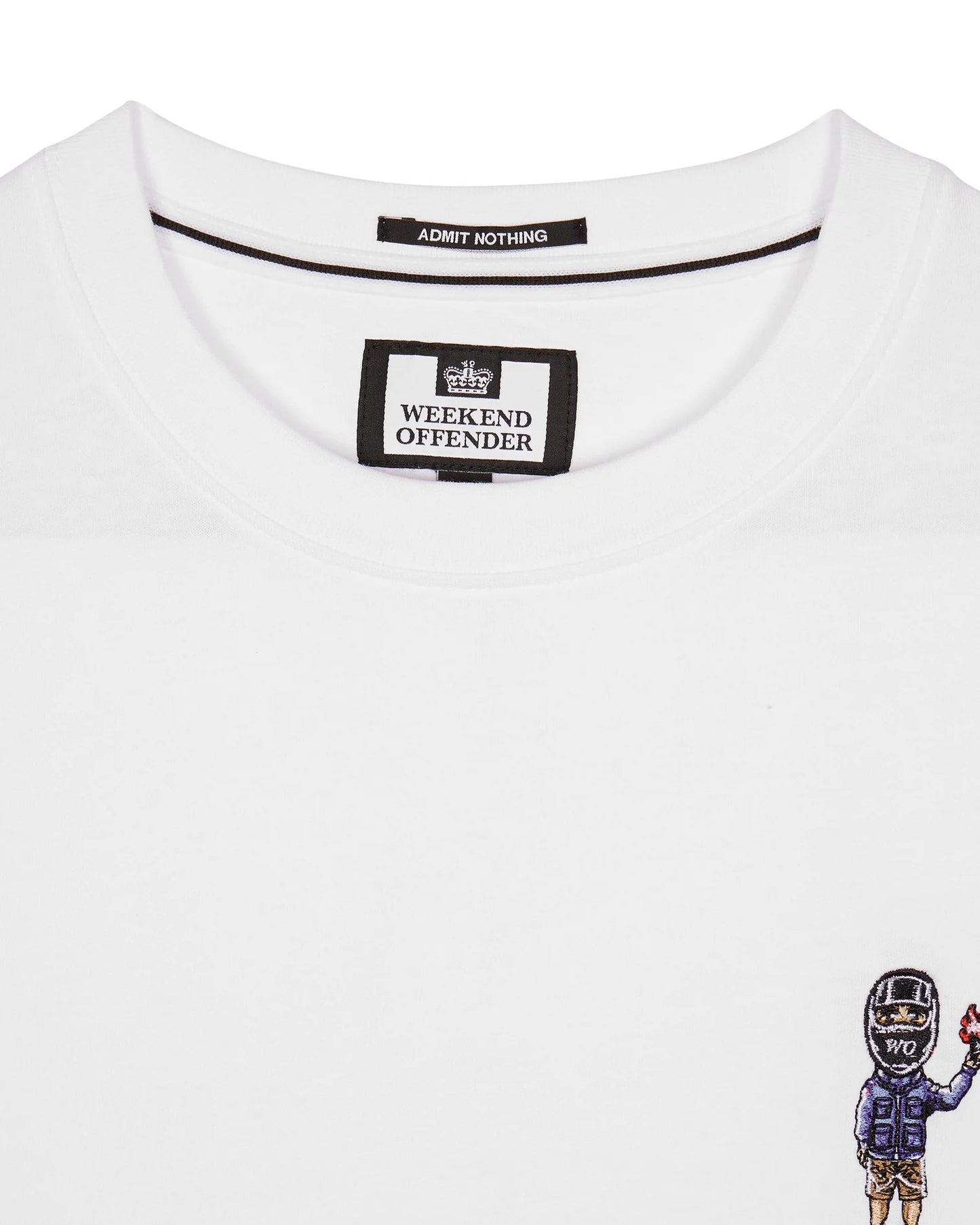 Weekend Offender - Pyro Graphic T-Shirt White