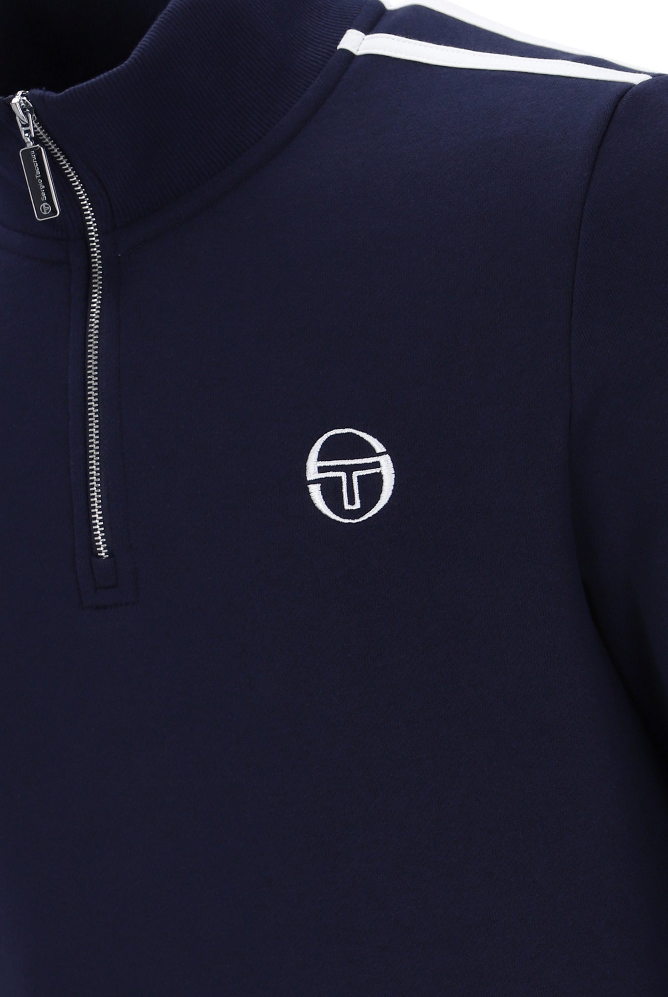 Sergio Tacchini | Locchi 1/4 Zip Sweat - Maritime Blue/White