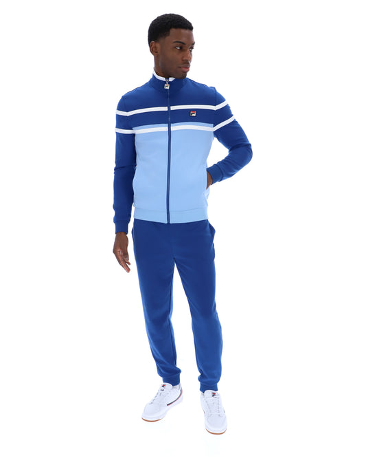 Fila | Giovanni Contrast Panels Track Jacket - Frozen Fjord