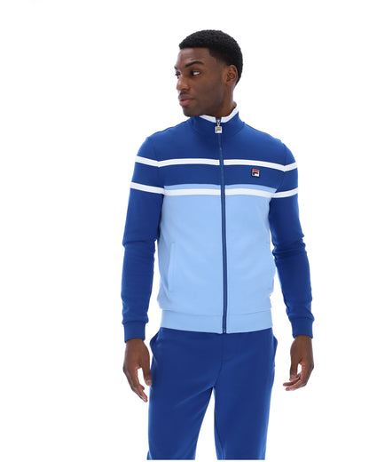 Fila | Giovanni Contrast Panels Track Jacket - Frozen Fjord