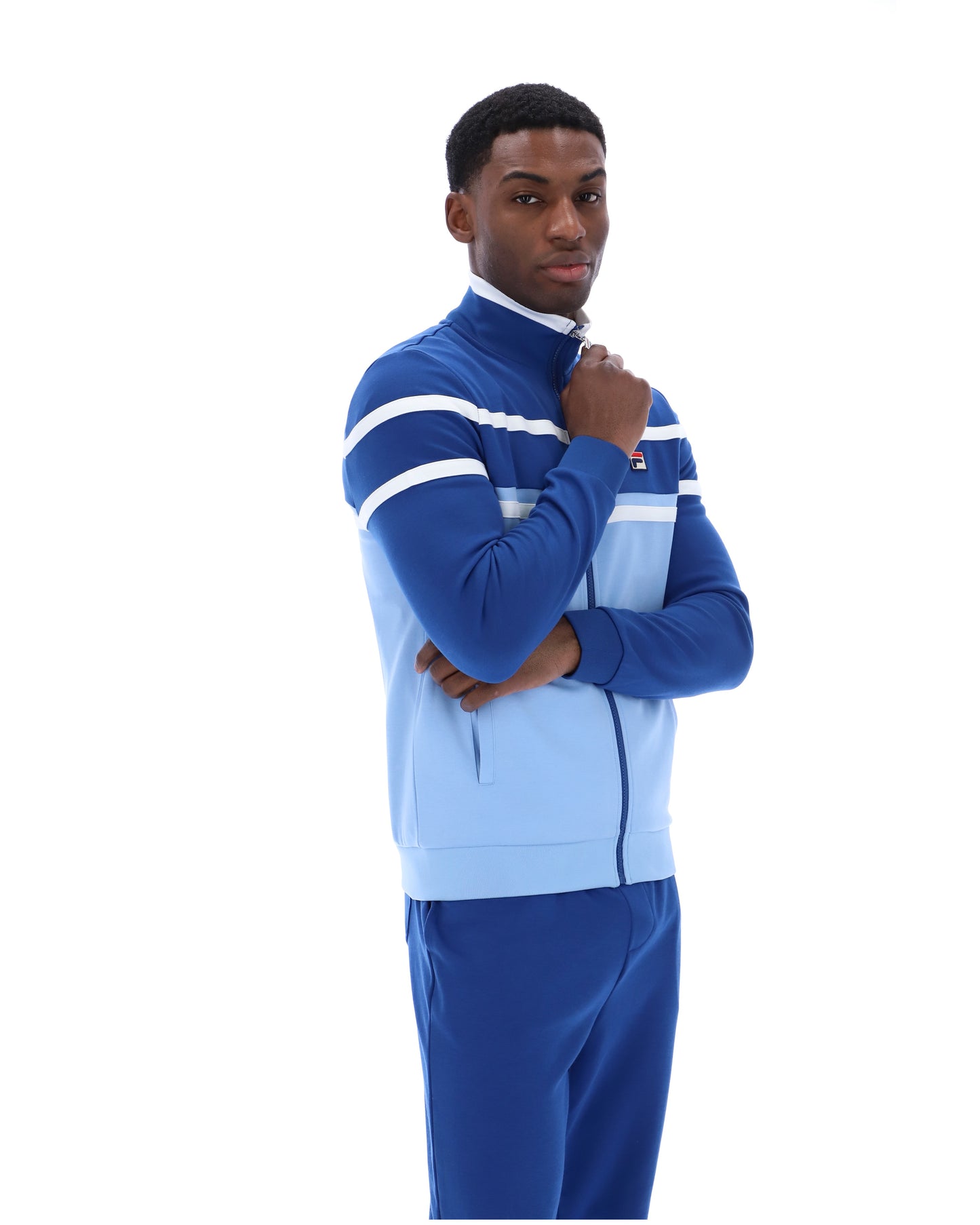 Fila | Giovanni Contrast Panels Track Jacket - Frozen Fjord