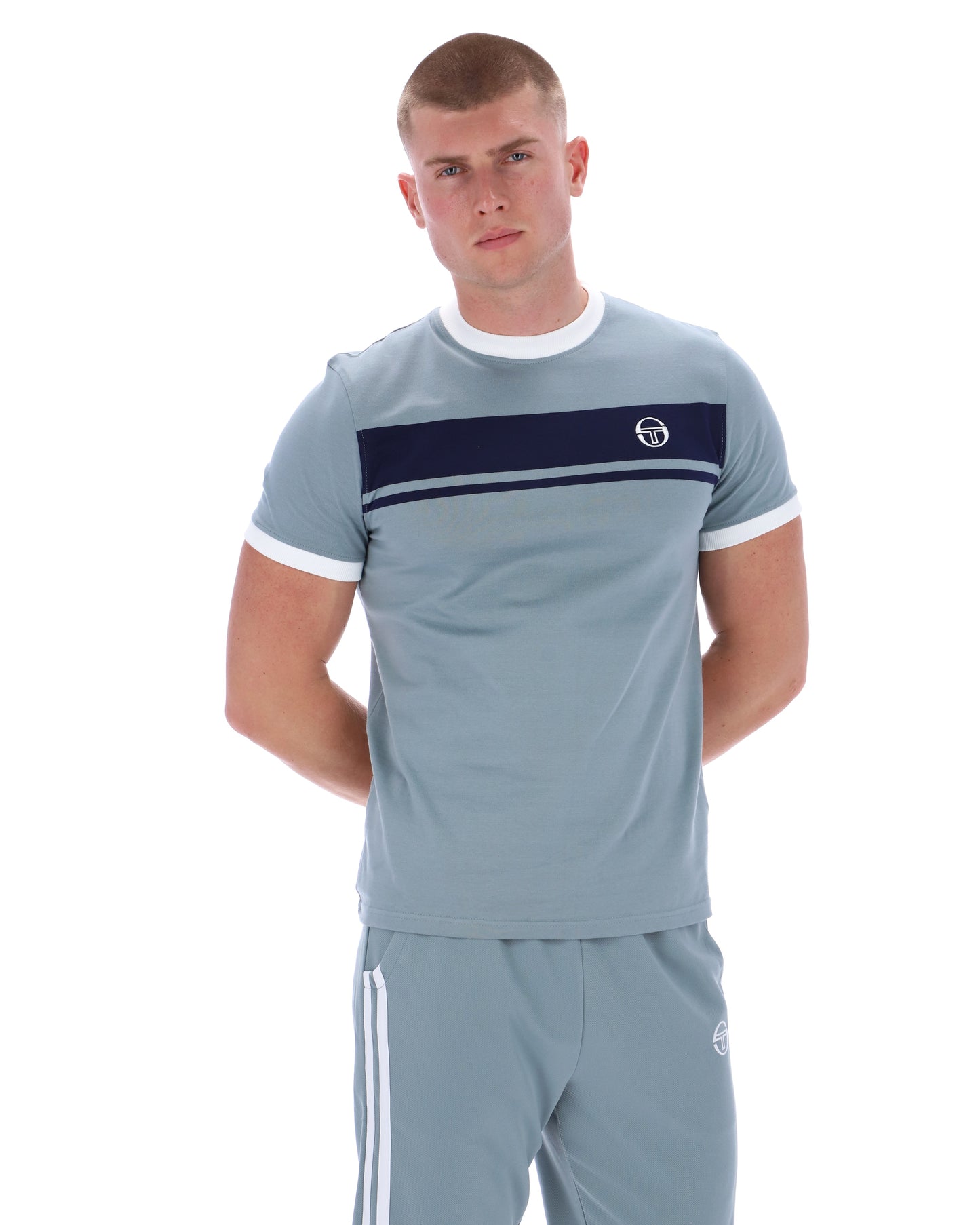 Sergio Tacchini | Masters Tee - Maritime Blue/Lead