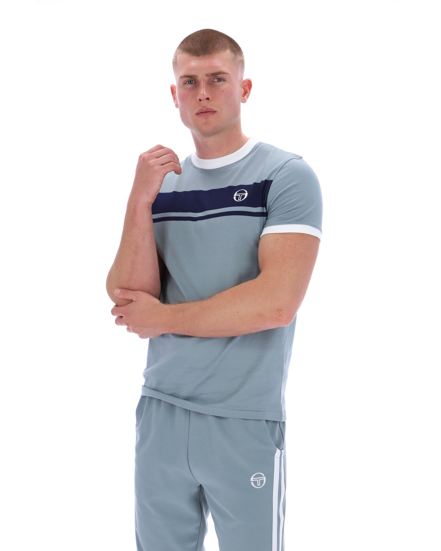 Sergio Tacchini | Masters Tee - Maritime Blue/Lead