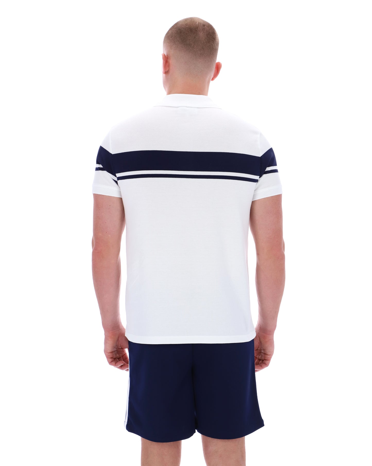 Sergio Tacchini | Young Line Polo - White/Maritime Blue