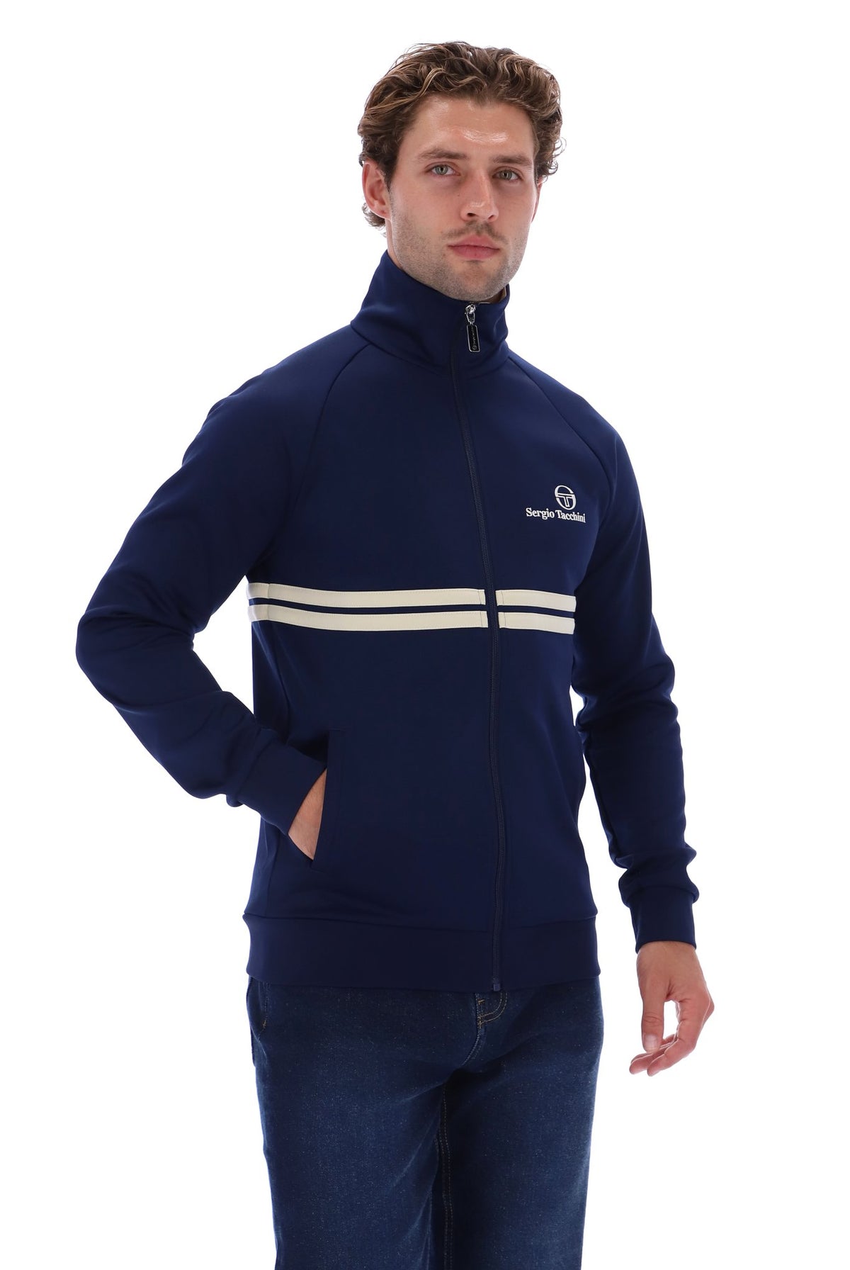Sergio Tacchini New Dallas Track Top Front Detail