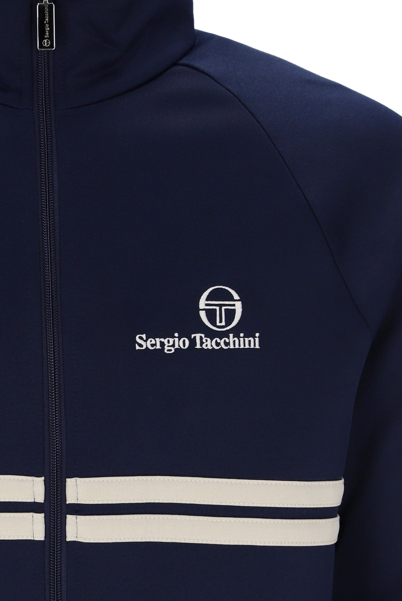 Sergio Tacchini New Dallas Track Top logo detail close up