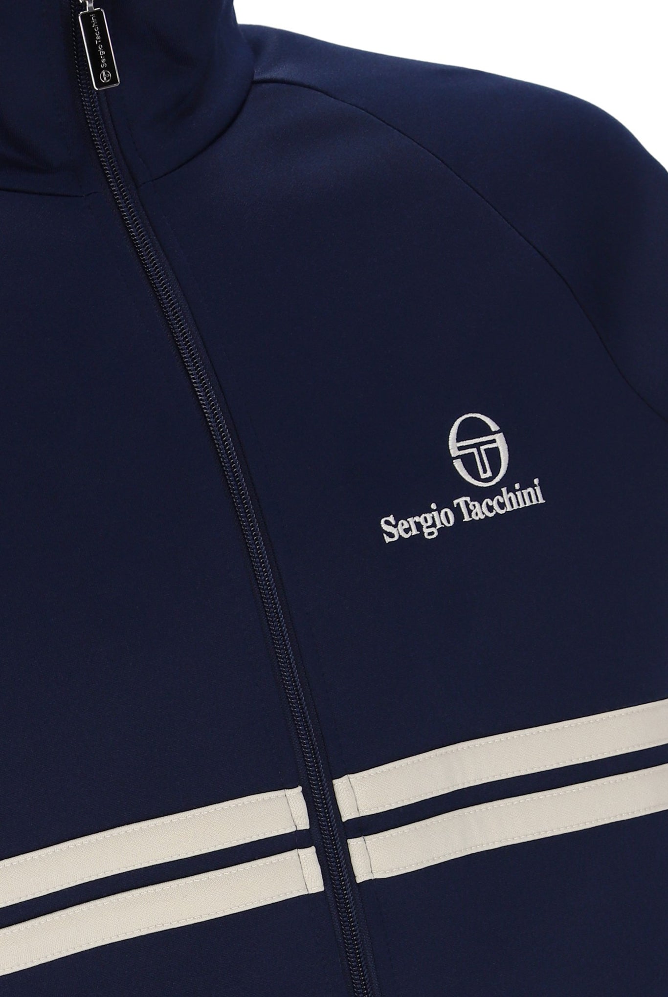Sergio Tacchini New Dallas Track Top zip and logo view
