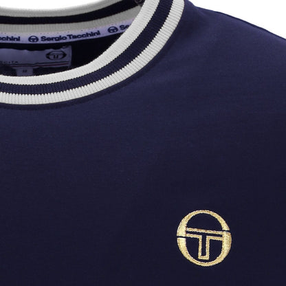 Sergio Tacchini - Rainer SS T-Shirt - Blue / Gardenia