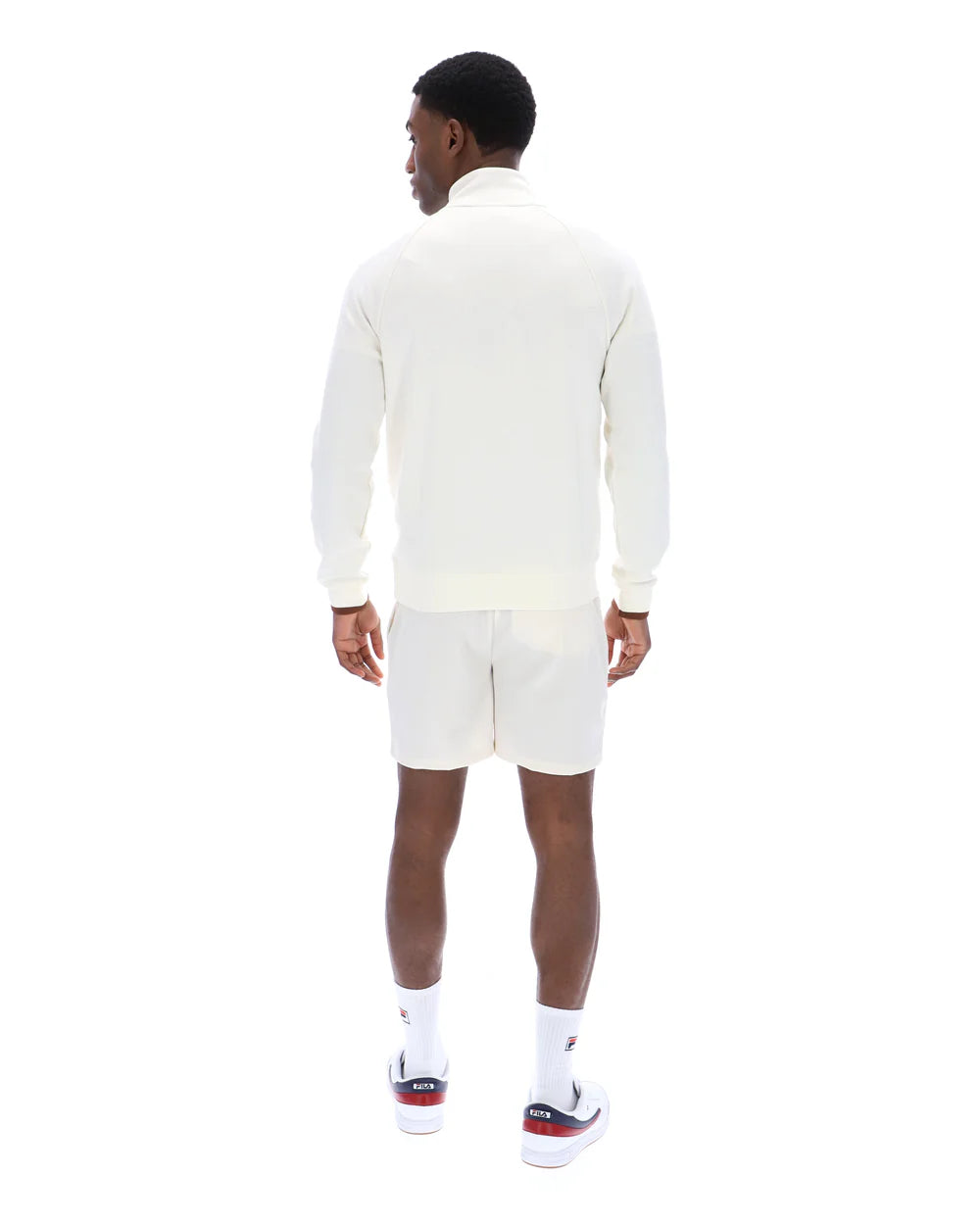 Fila | Rolando 1/4 Zip Neck Sweatshirt - Gardenia