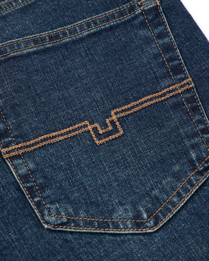 Weekend Offender - Straight Fit Denim Jeans - Dark Vintage