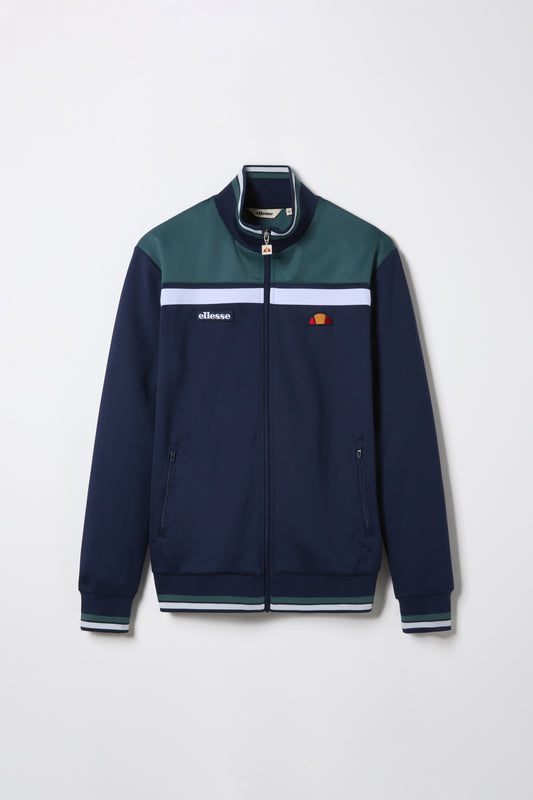 Ellesse Vignola Navy Mens Track Jacket Front View