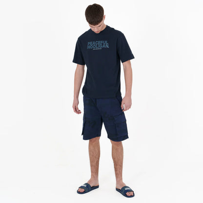 Peaceful Hooligan - Dpm Patton Logo T-Shirt Navy