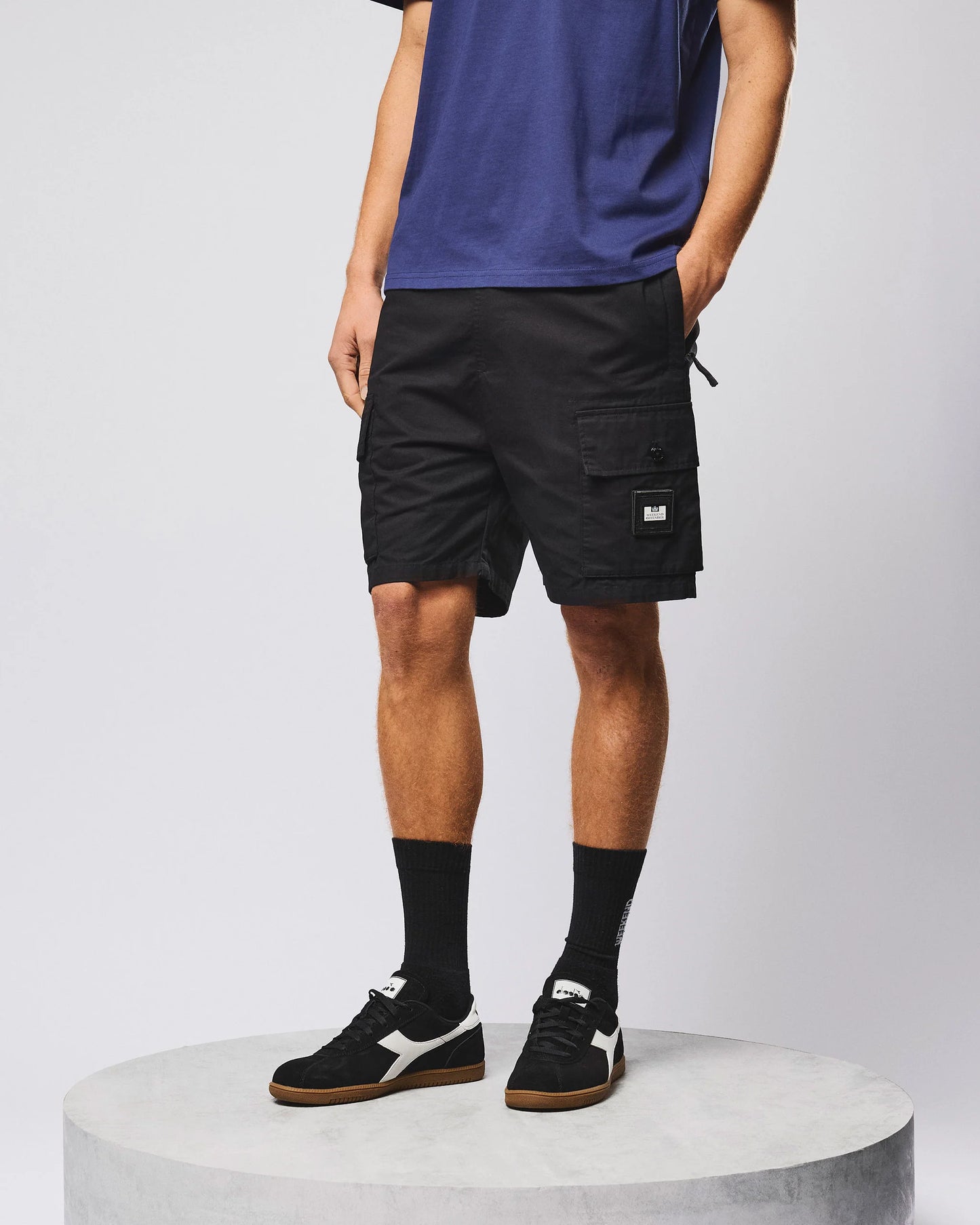 Weekend Offender - Scopello Cargo Short - Black