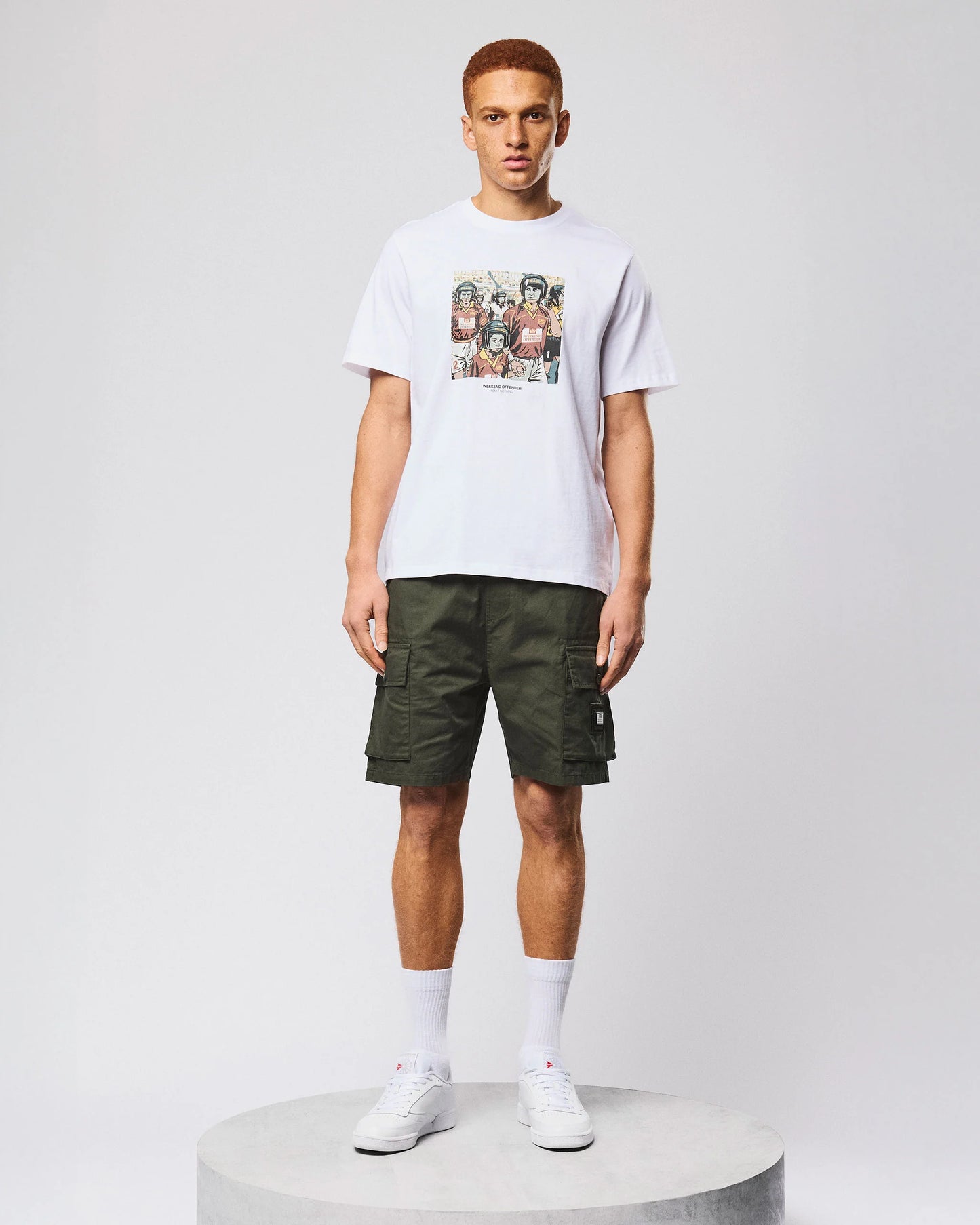 Weekend Offender - Scopello Cargo Short - Black Forest Green