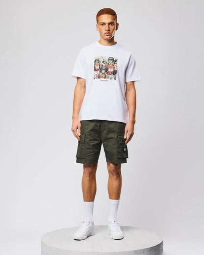 Weekend Offender - Scopello Cargo Short - Black Forest Green