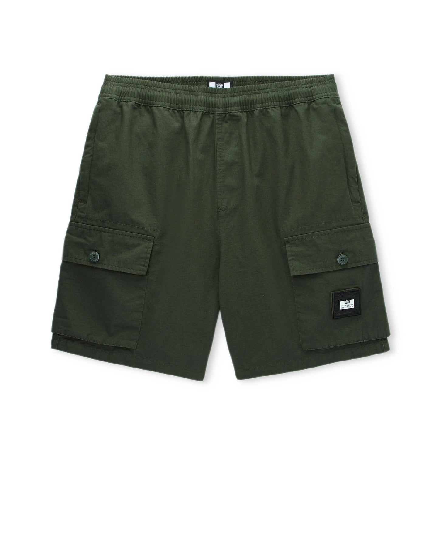 Weekend Offender - Scopello Cargo Short - Black Forest Green