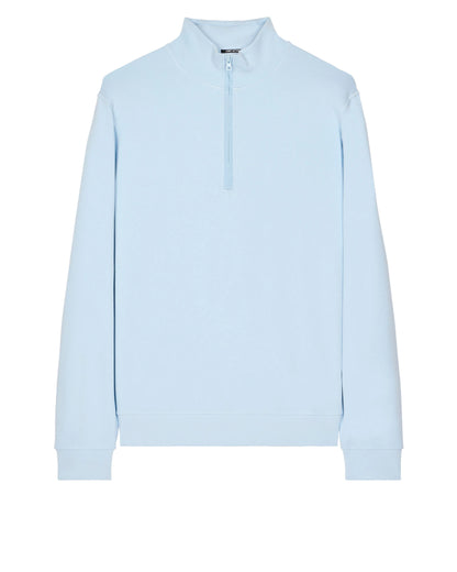 Weekend Offender - Kraviz Quarter Zip Sweatshirt - Oceanwave Blue
