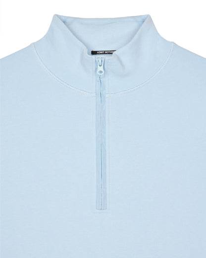Weekend Offender - Kraviz Quarter Zip Sweatshirt - Oceanwave Blue