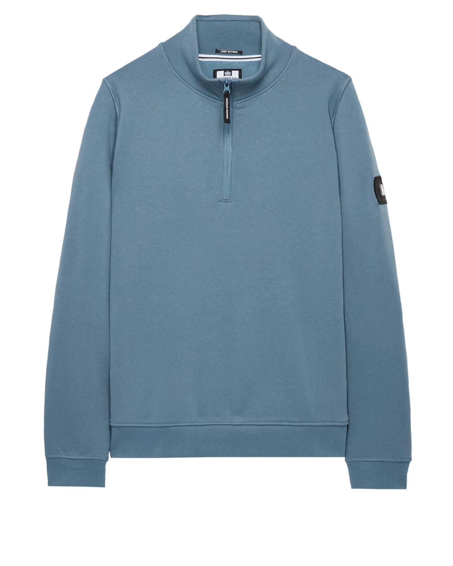 Weekend Offender - Kraviz Quarter Zip Sweatshirt Baltic Blue