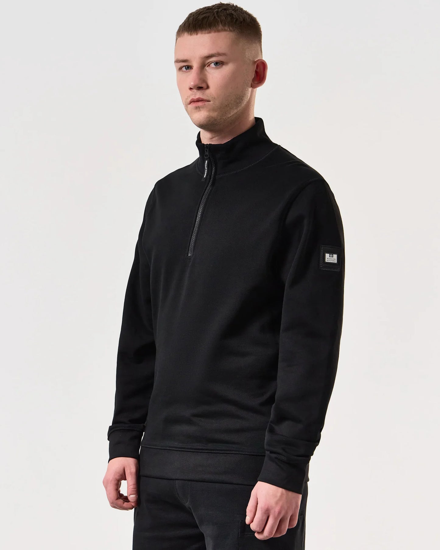 Weekend Offender - Kraviz Quarter Zip Sweatshirt Black