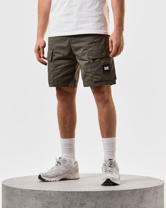 Weekend Offender - Scopello Cargo Shorts Castle Green