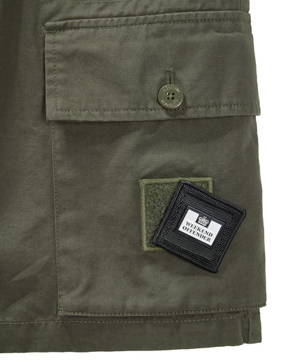 Weekend Offender - Scopello Cargo Shorts Castle Green