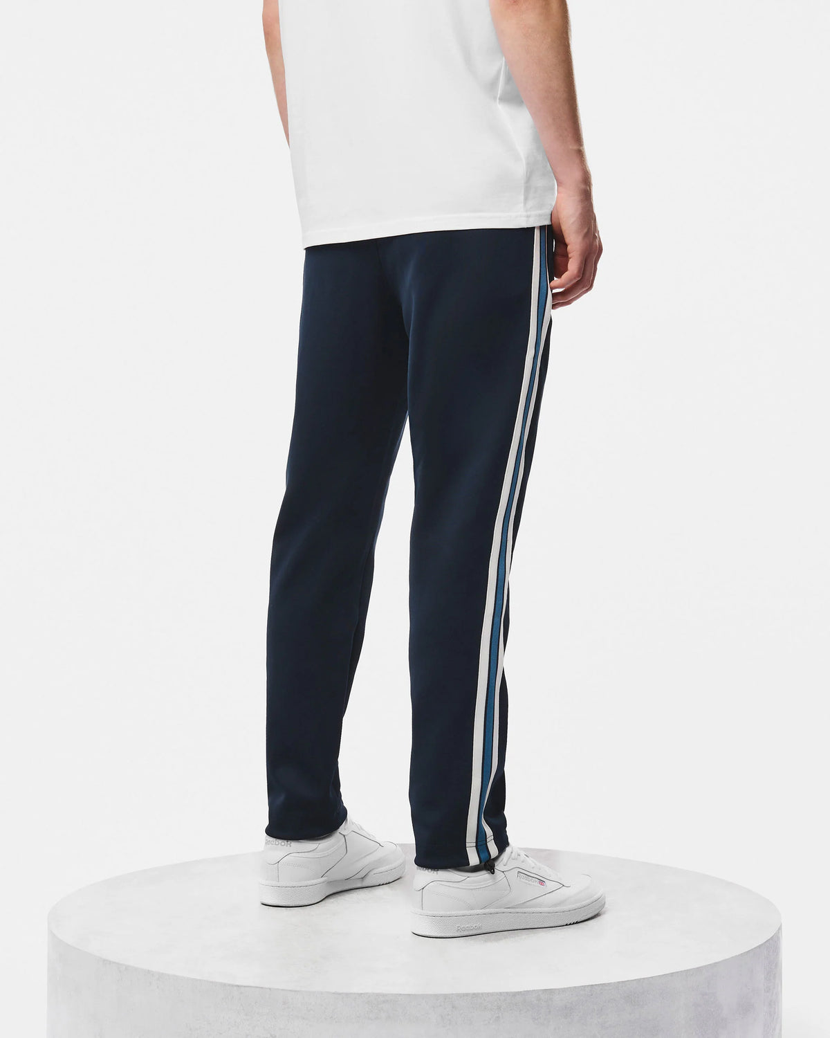 Weekend Offender Cultra Track Bottoms Navy Back View