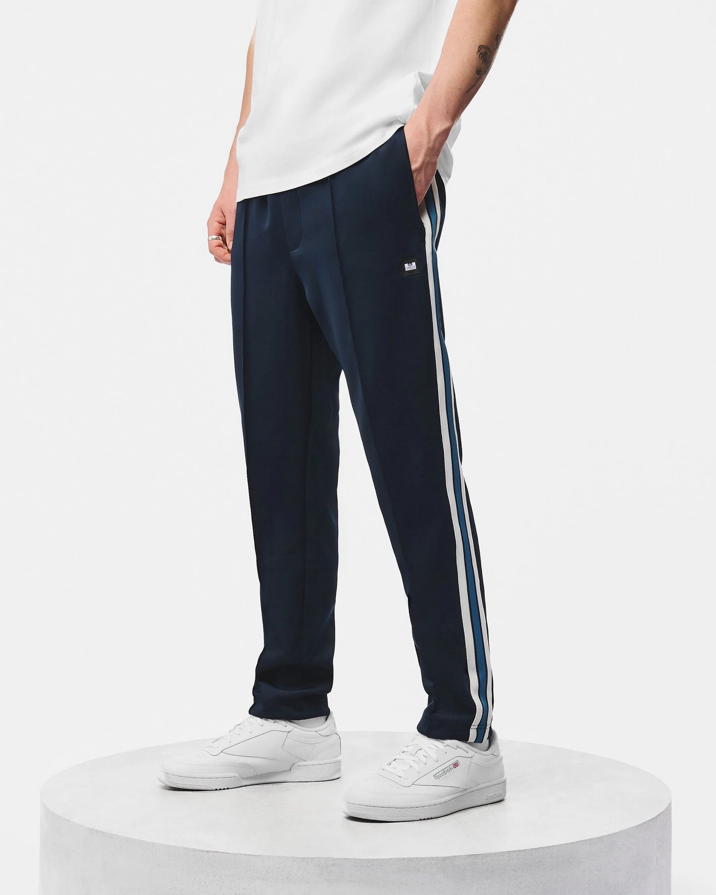 Weekend Offender Cultra Navy Mens Track Bottoms
