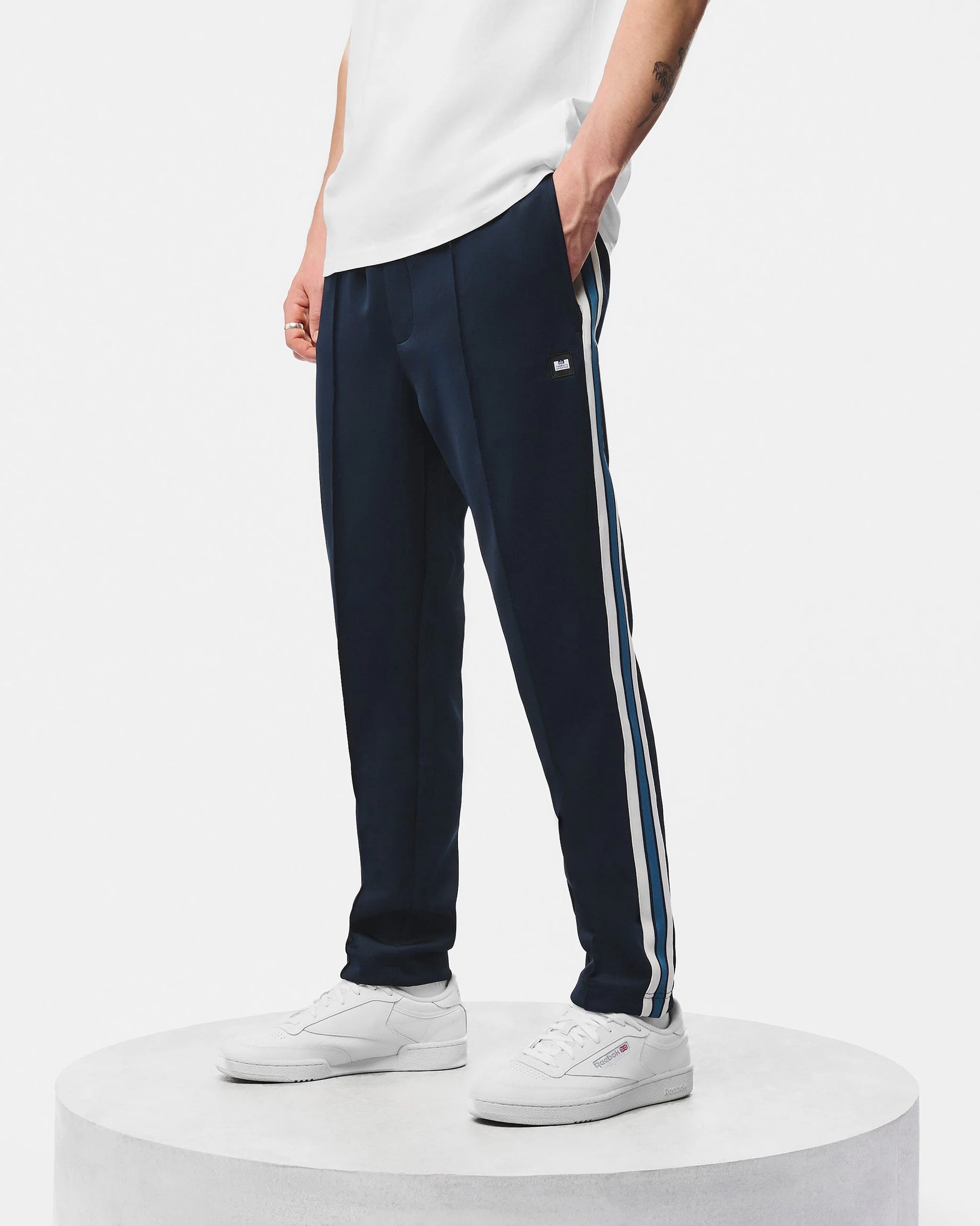 Weekend Offender Cultra Navy Mens Track Bottoms