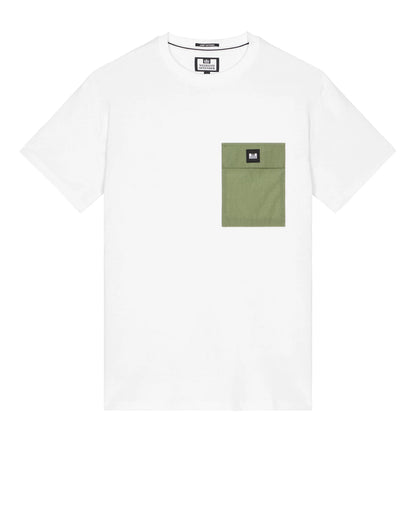Weekend Offender - Stiniva T-Shirt - White/Sapling Green
