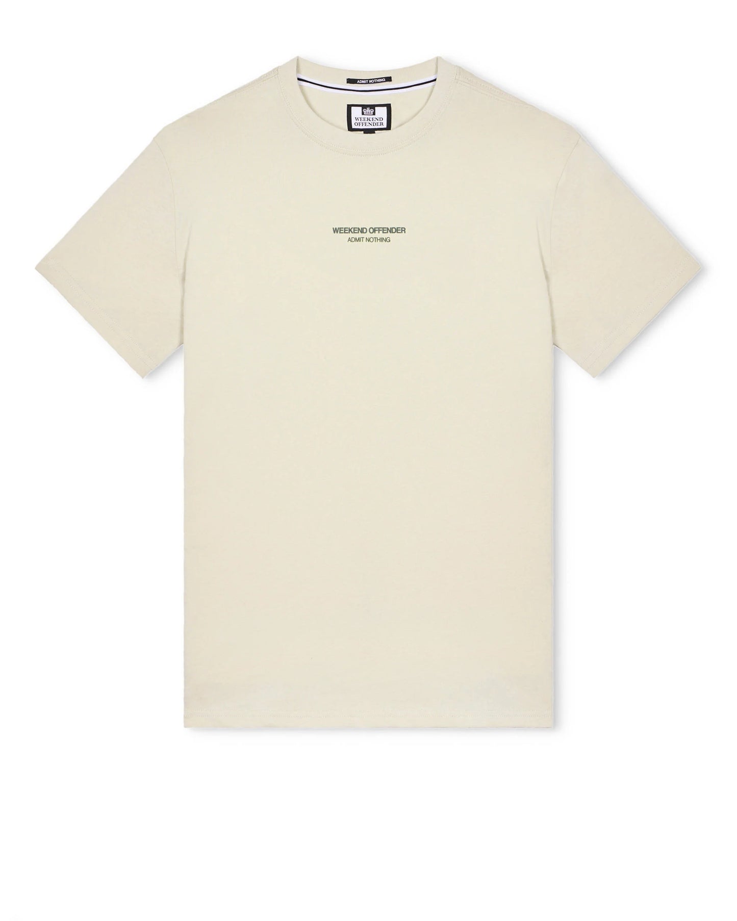 Weekend Offender - Millergrove T-Shirt - Calcium/Black Forest Green