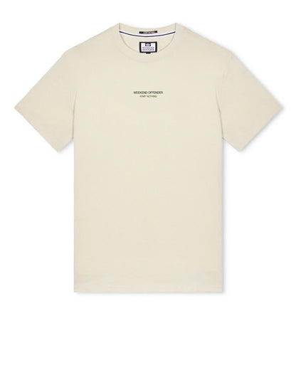 Weekend Offender - Millergrove T-Shirt - Calcium/Black Forest Green