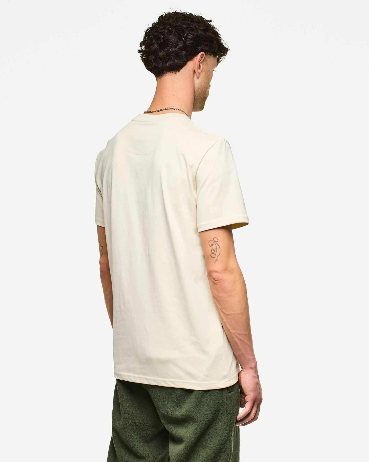 Weekend Offender - Millergrove T-Shirt - Calcium/Black Forest Green