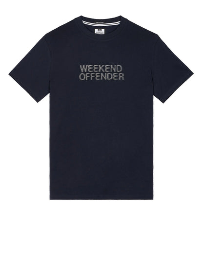 Weekend Offender - Bucci Graphic T-Shirt Navy