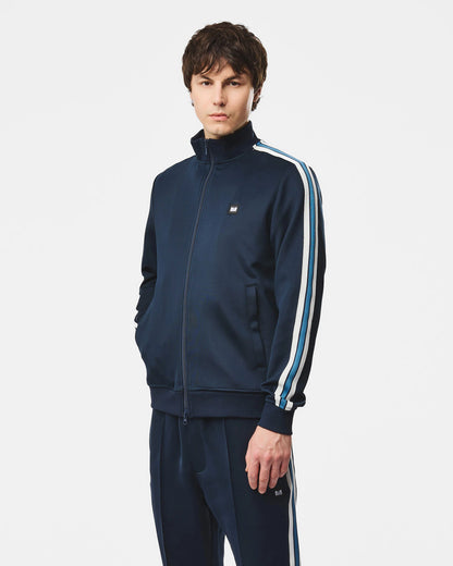Weekend Offender Cultra Track Top Navy Front View