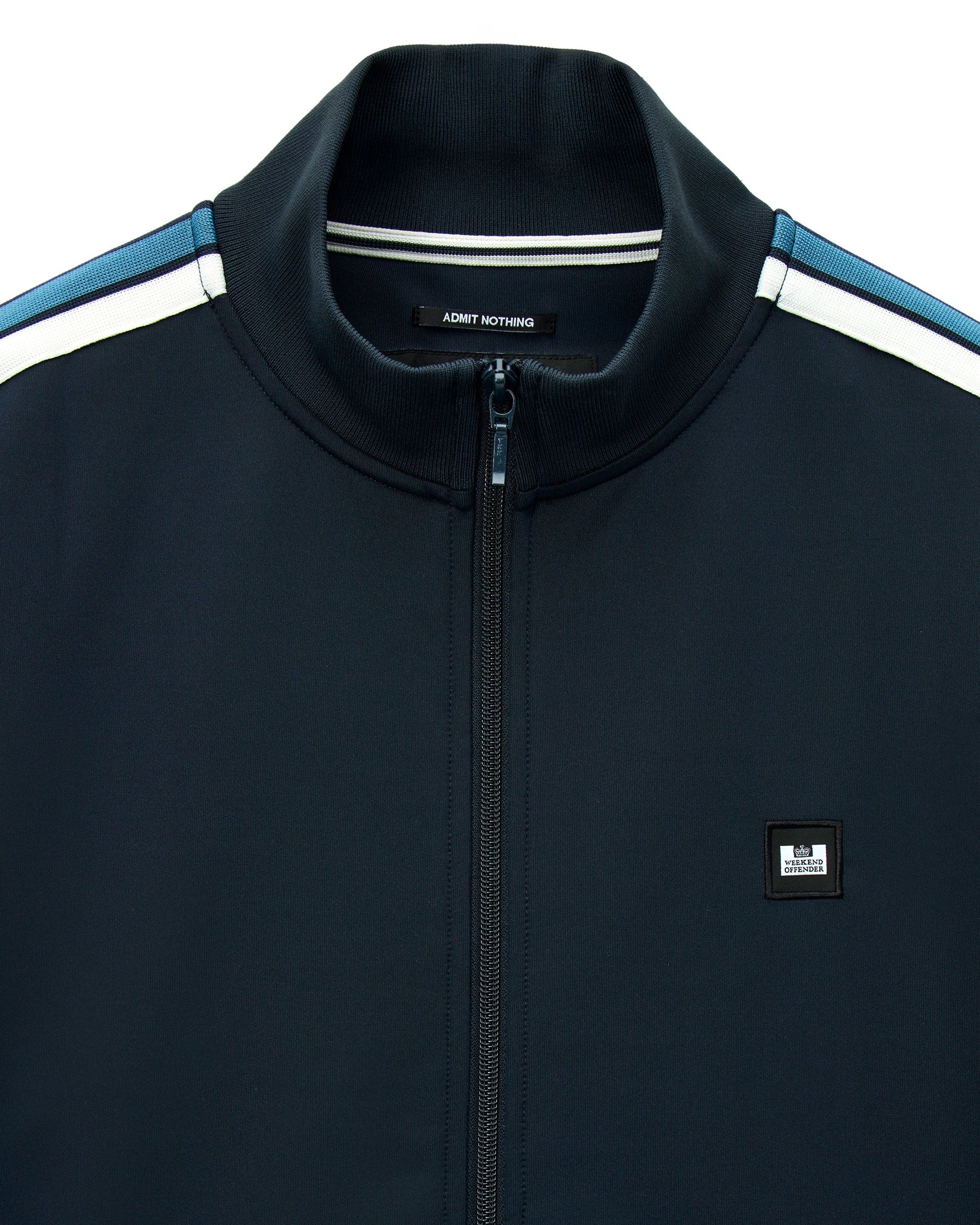 Weekend Offender Cultra Track Top Tape and Chest Badge Detail